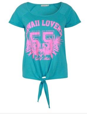 top noue hawai lovers turquoise jennyfer
